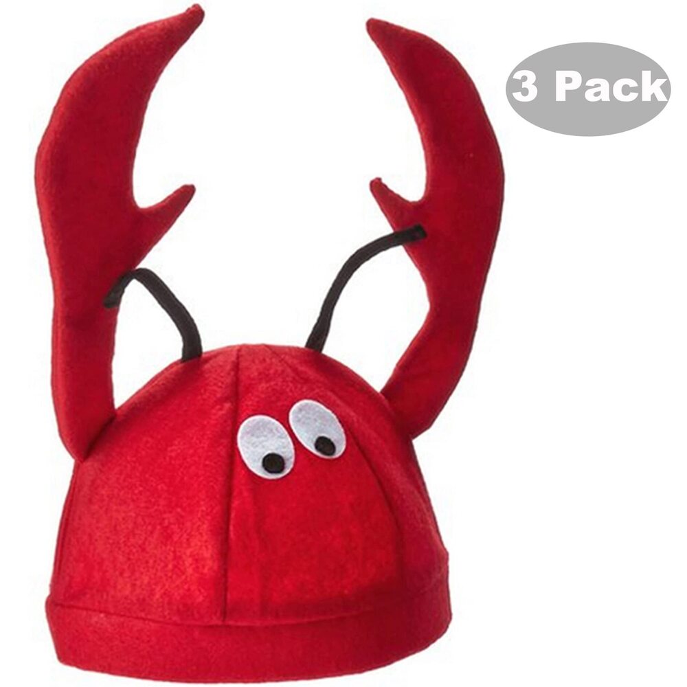 8149 Funny Party Hats Crayfish Hats Crawfish Costume Hats Dress Up Theme - Picture 2 of 5